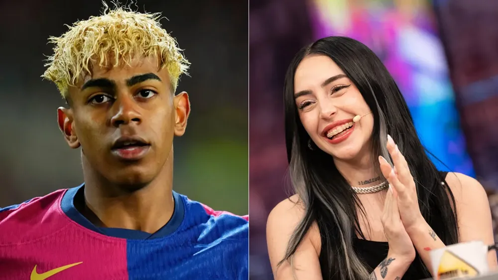 Lamine Yamal y Nicki Nicole