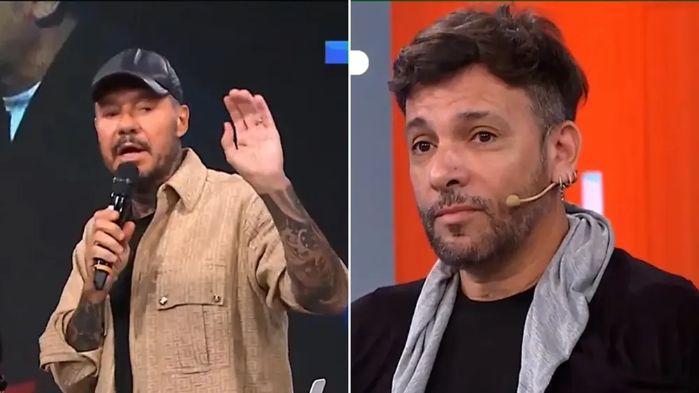 Marcelo Tinelli y Martín Bossi