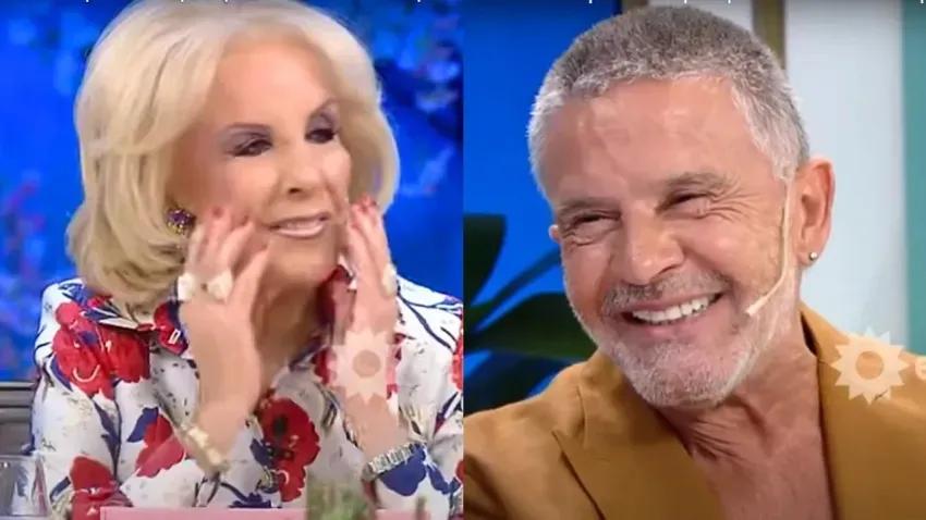 Mirtha Legrand y Osvaldo Laport