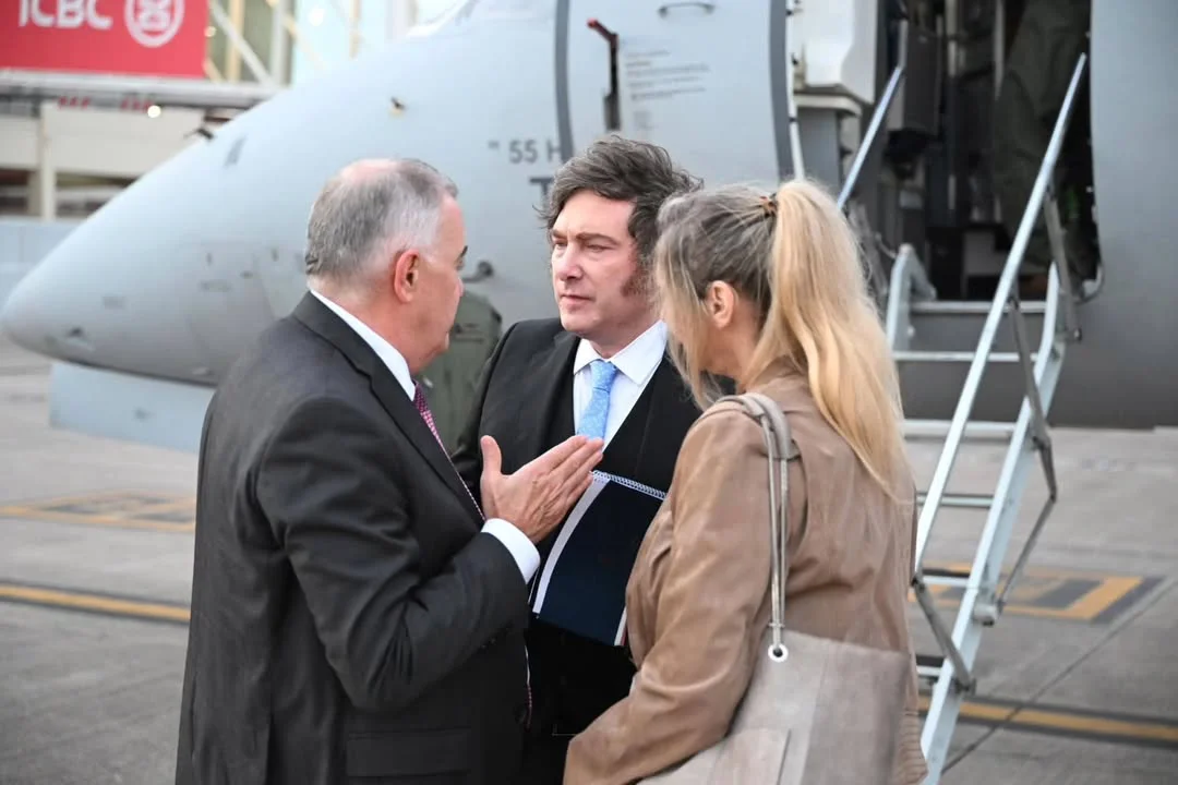 Javier Milei y Osvaldo Jaldo