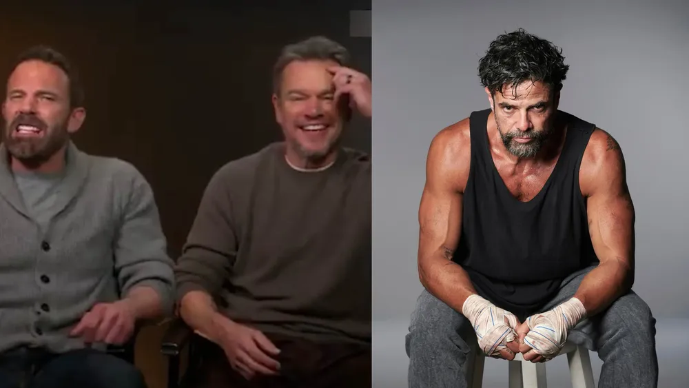 Ben Affleck Matt Damon y Luciano Castro