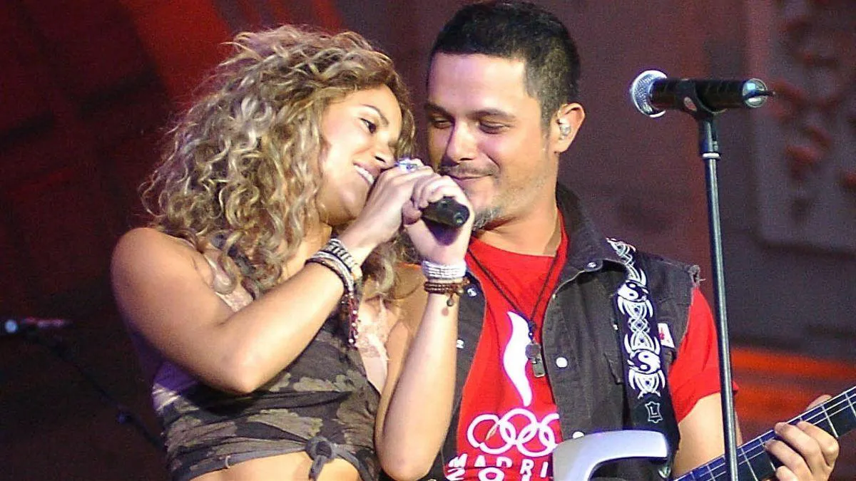 Shakira y Alejandro Sanz
