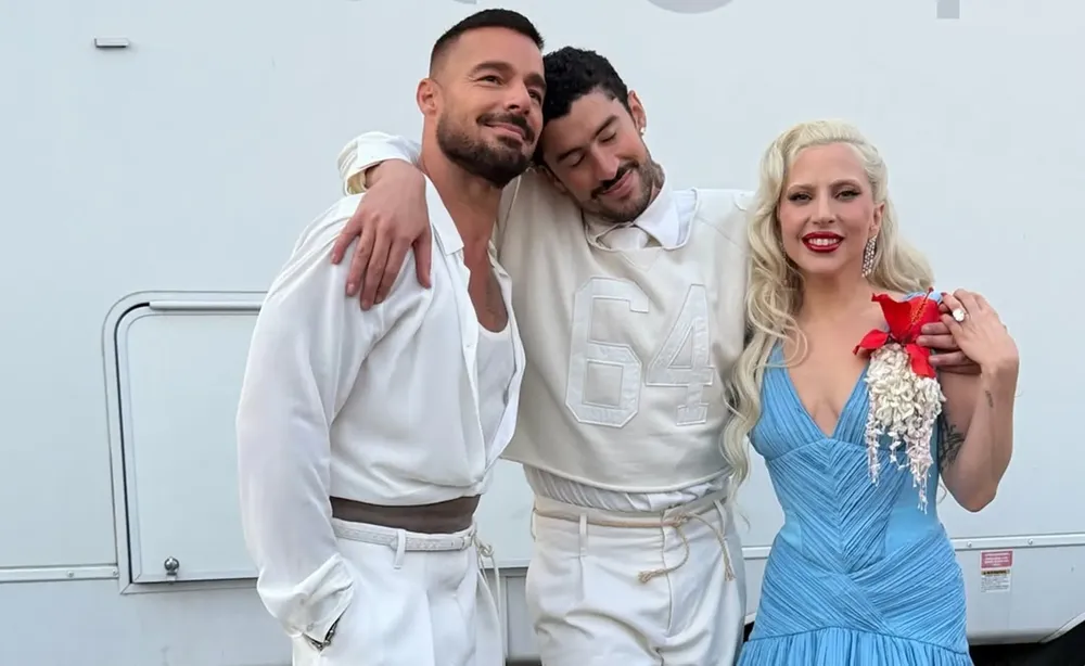 Ricky Martin Bad Bunny Lady Gaga