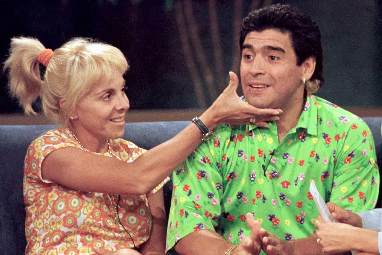 Claudia Villafañe y Diego Maradona