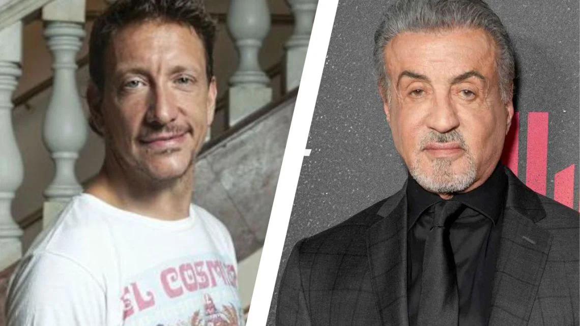 Nico Vázquez y Sylvester Stallone