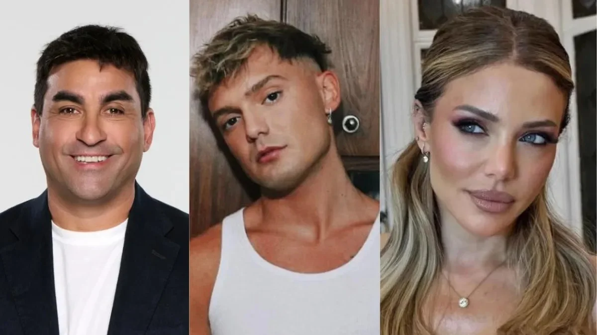 Turco Husaín, Ian Lucas y Evangelina Anderson