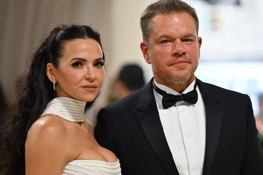 Matt Damon y Luciana Barroso