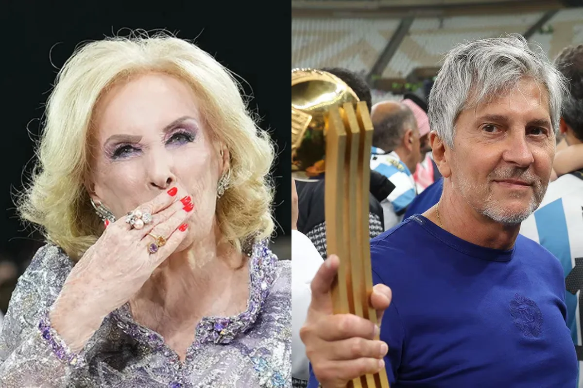 Mirtha Legrand y Jorge Messi