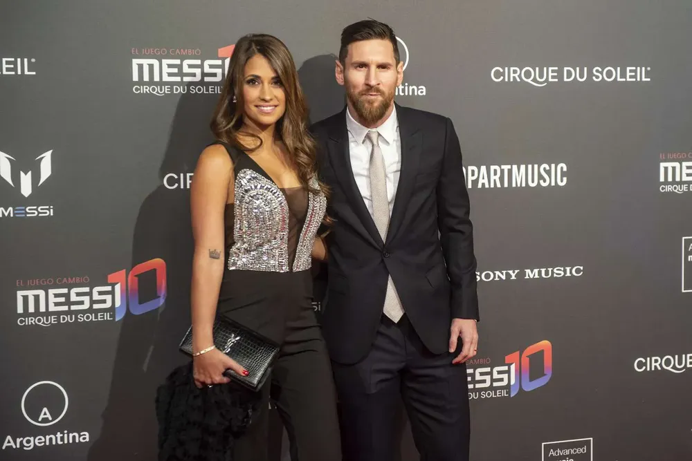 Antonella y Messi