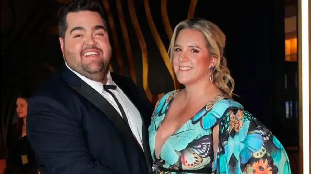 Darío Barassi y esposa