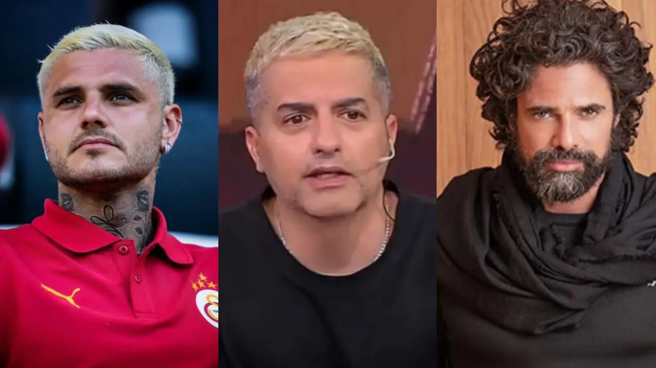 Mauro Icardi, Ángel de Brito y Luciano Castro