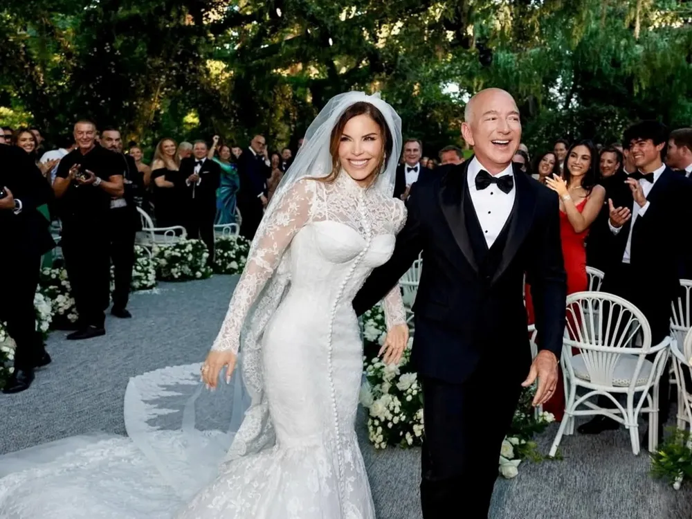 Lauren Sánchez y Jeff Bezos
