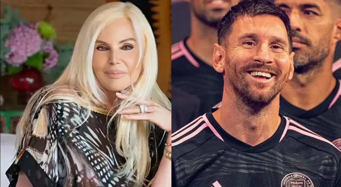 Susana Giménez y Lionel Messi