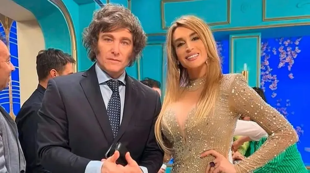 Javier Milei y Fátima Flórez