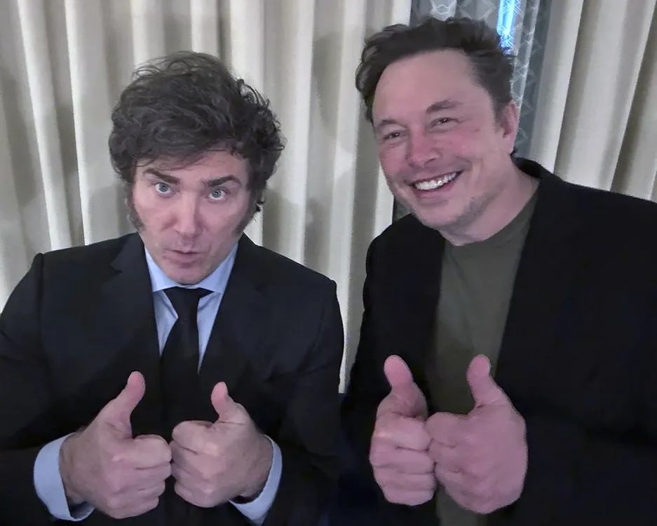 Javier Milei y Elon Musk