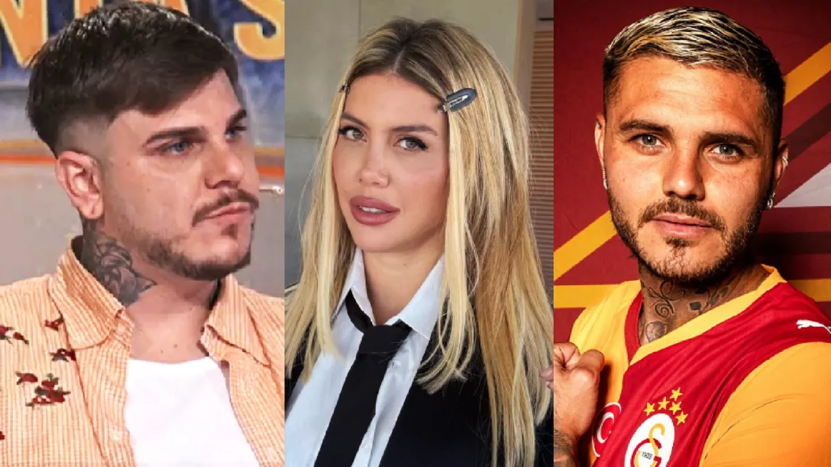 Guido Icardi, Wanda Nara y Mauro Icardi