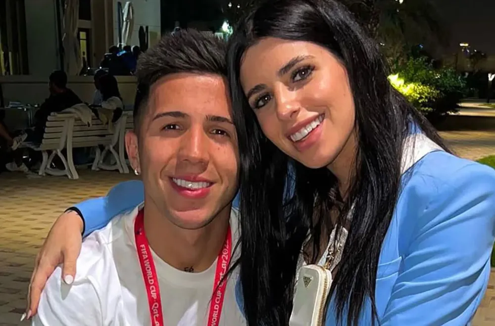 Enzo Fernández y Valentina Cervantes