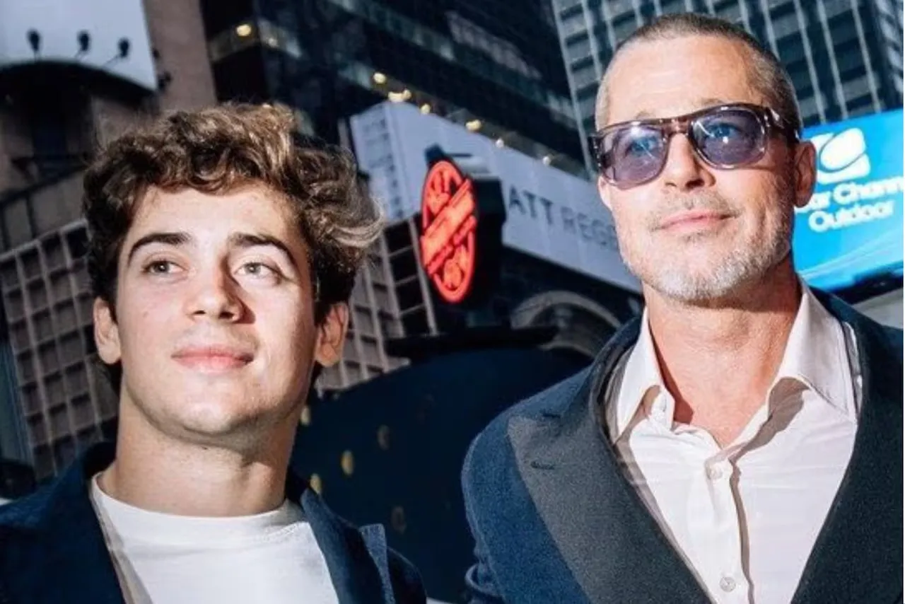 Franco Colapinto y Brad Pitt