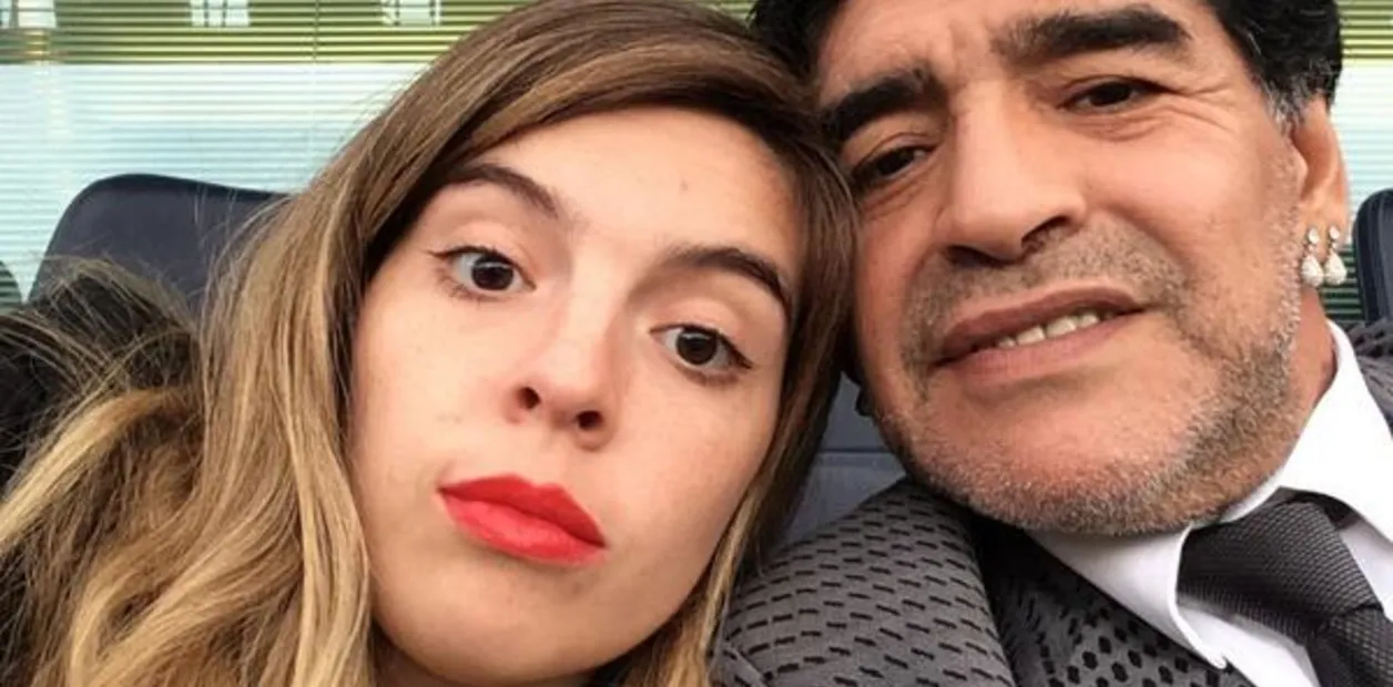 Dalma y Diego Maradona