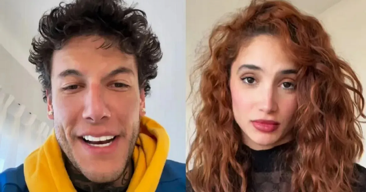 Alex Caniggia y Melody Luz