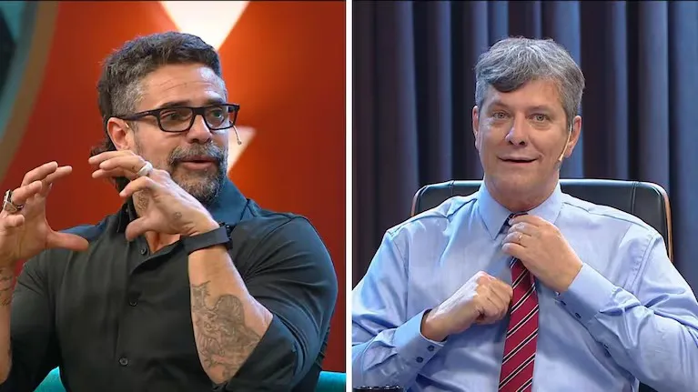 Luciano Castro y Mario Pergolini