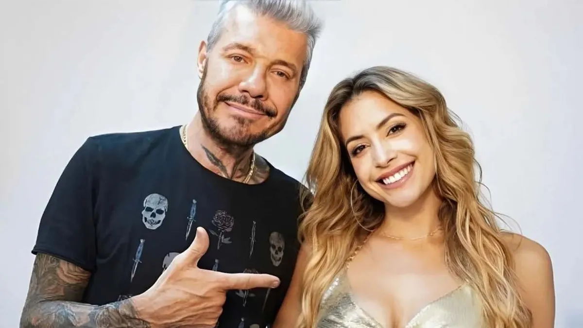 Marcelo Tinelli y Milett Figueroa