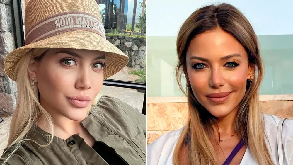 Wanda Nara y Evangelina Anderson