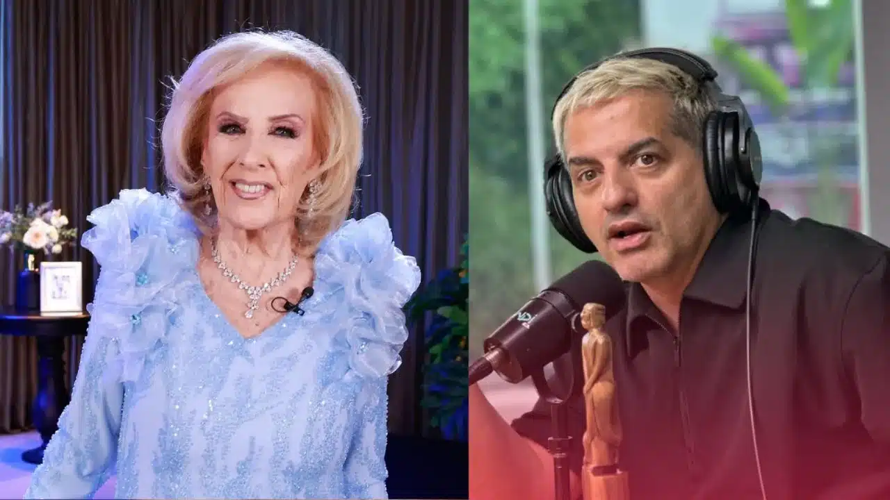 Ángel de Brito y Mirtha Legrand