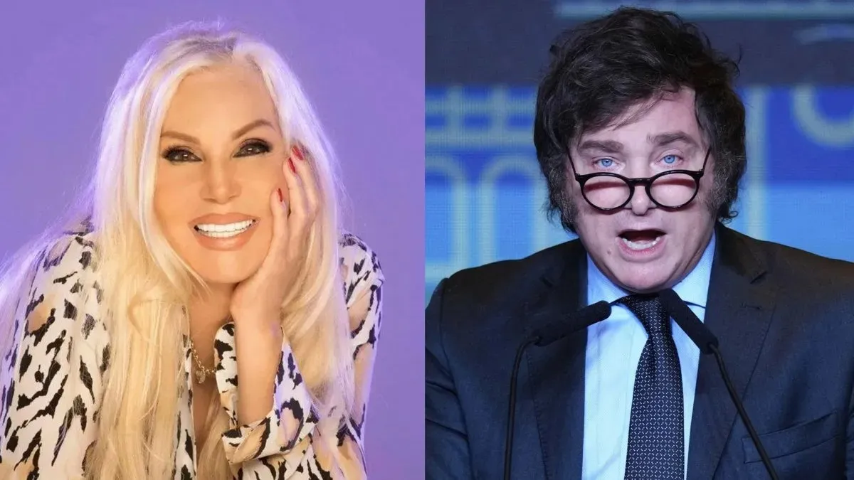 Susana Giménez y Javier Milei